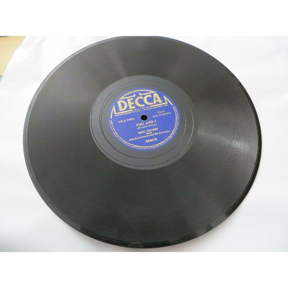 Bing Crosby Brahms Lullaby You and I Record Decca 78 RPM 14528 - Picture 4 of 4